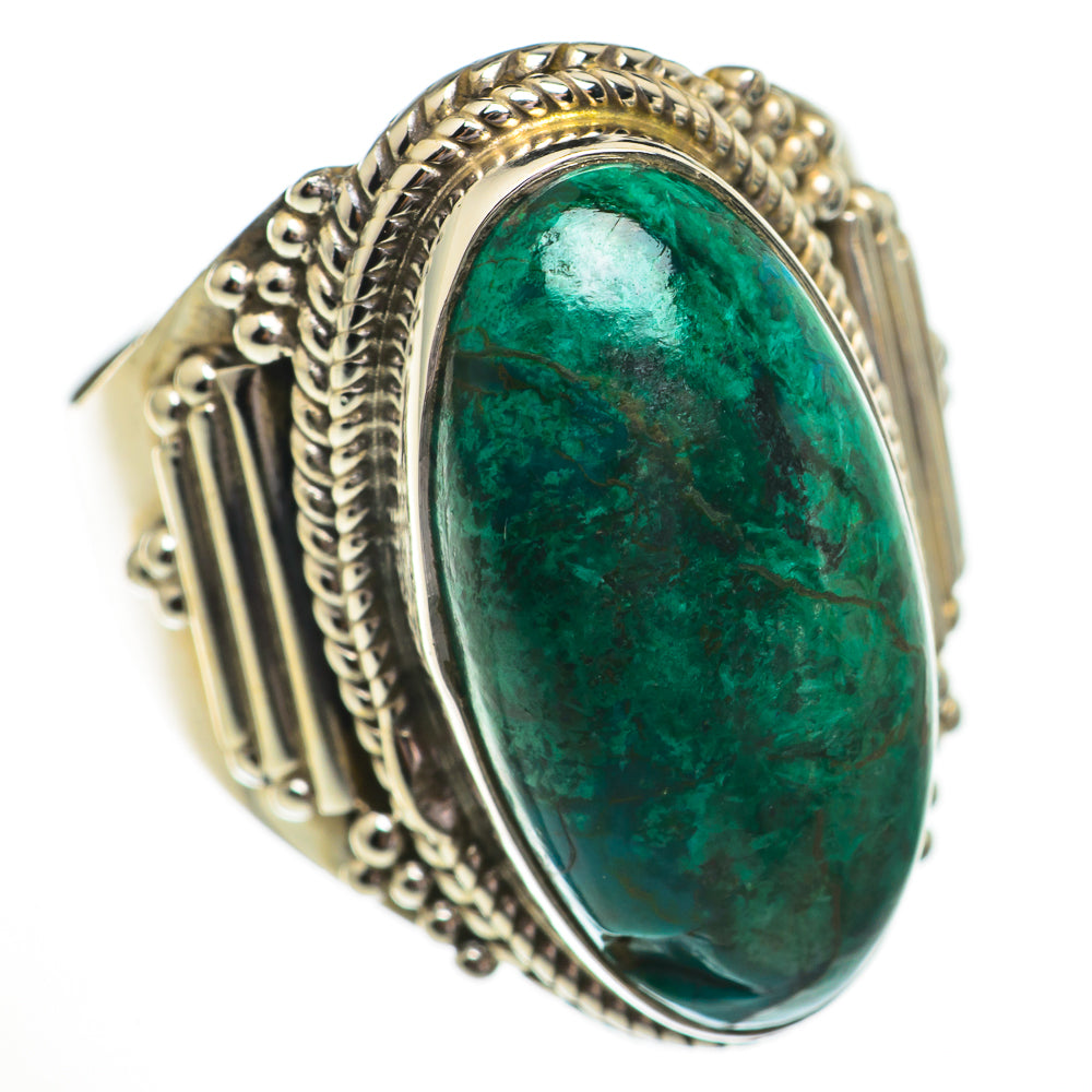 Chrysocolla Rings handcrafted by Anasilvercos - RING70657