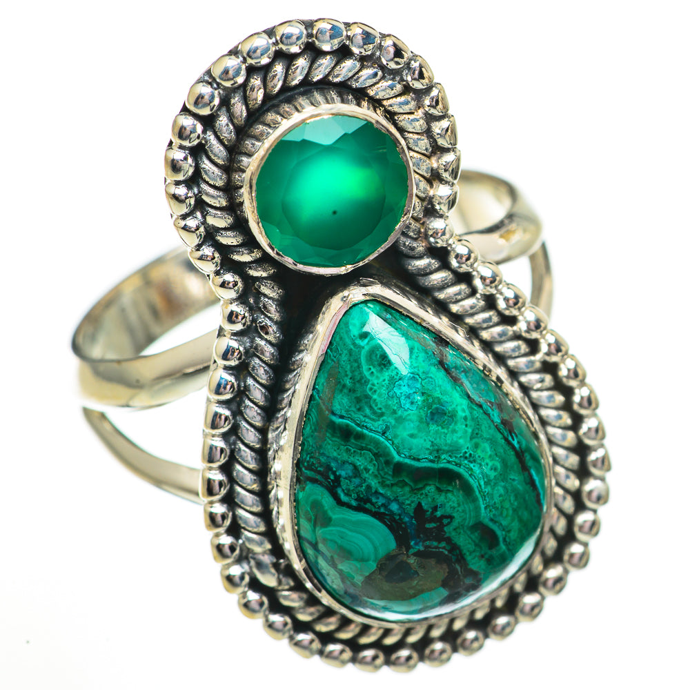 Chrysocolla Rings handcrafted by Anasilvercos - RING70659