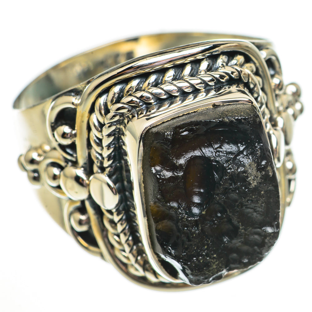 Tektite Rings handcrafted by Anasilvercos - RING70675