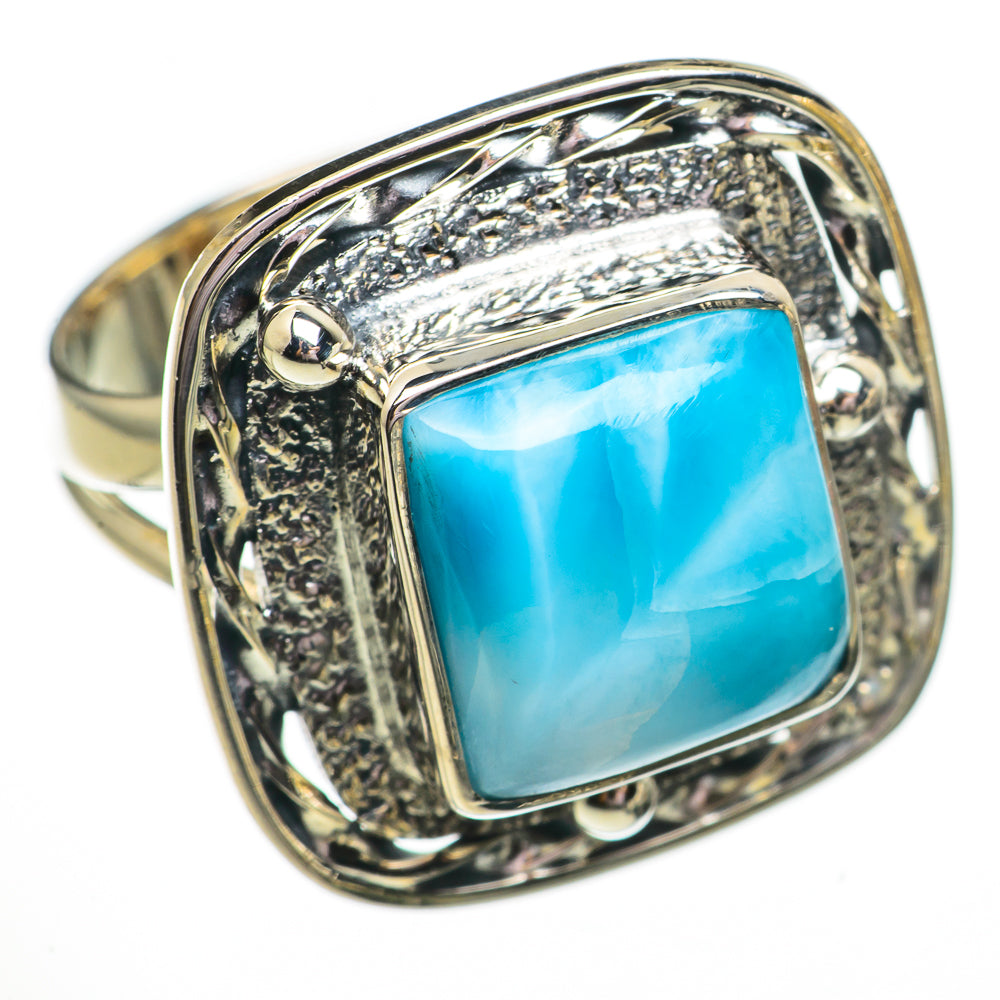 Larimar Rings handcrafted by Anasilvercos - RING70685
