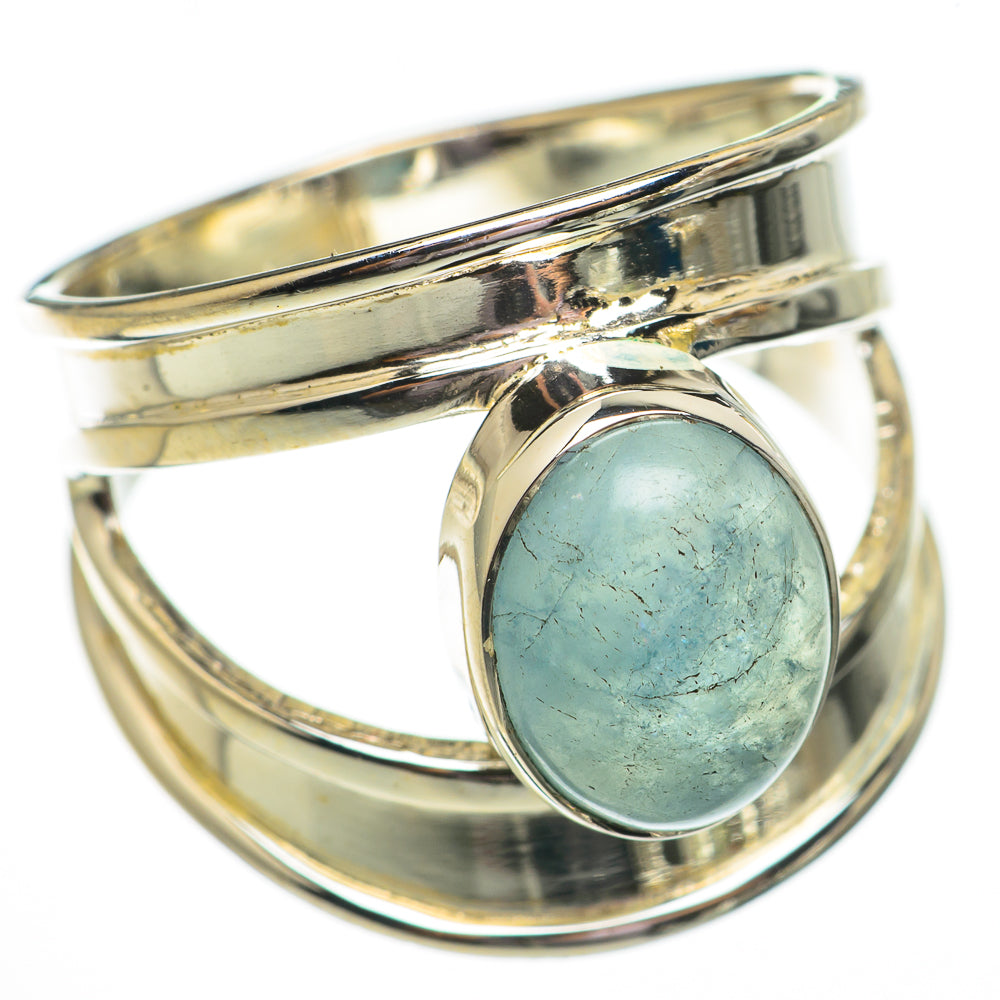 Aquamarine Rings handcrafted by Anasilvercos - RING70687