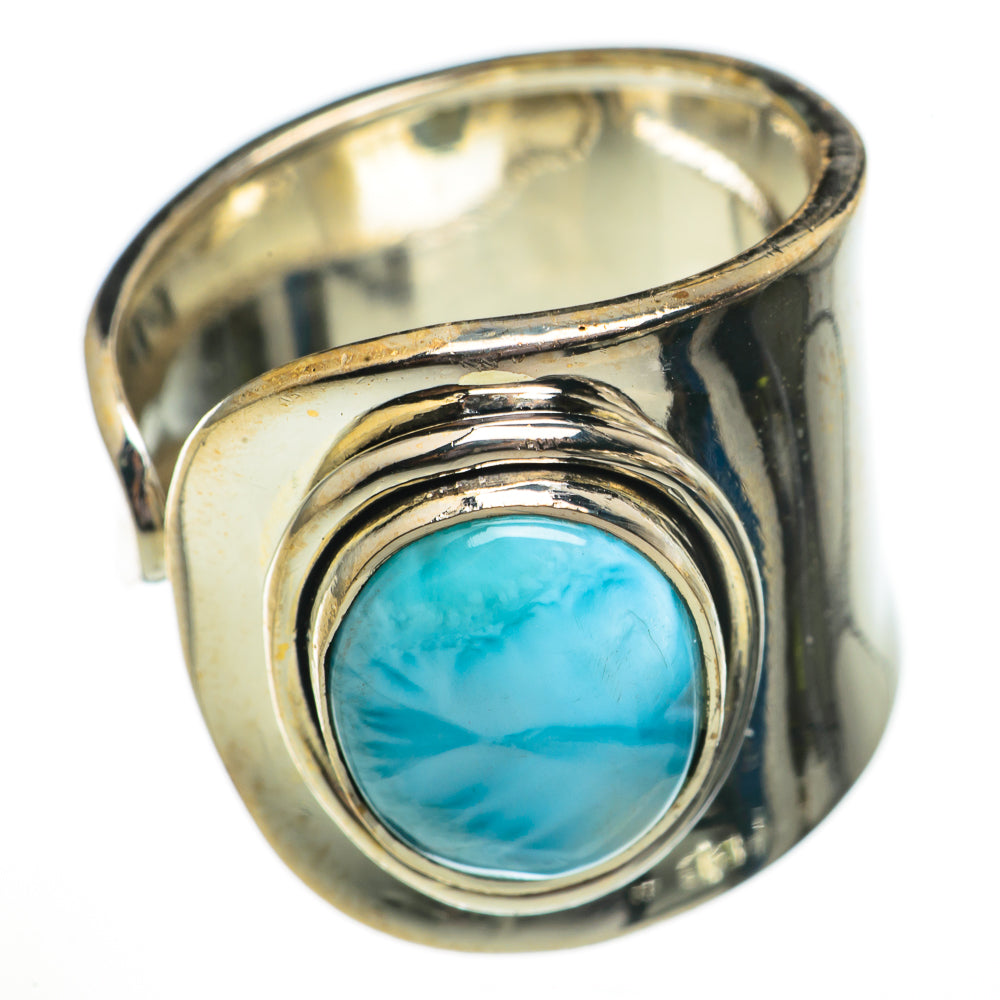 Larimar Rings handcrafted by Anasilvercos - RING70688