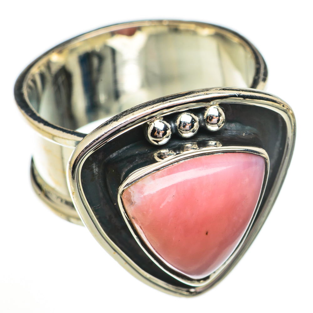 Pink Opal Rings handcrafted by Anasilvercos - RING70706