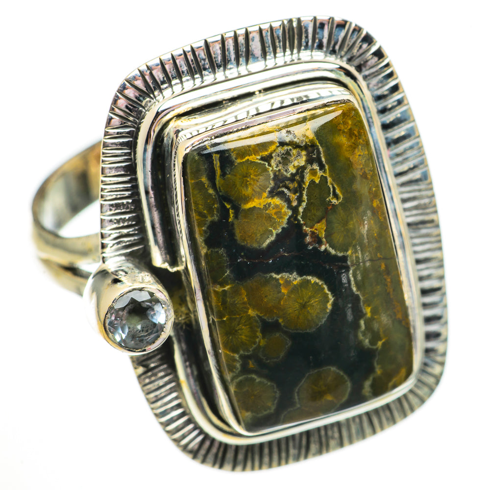 Ocean Jasper Rings handcrafted by Anasilvercos - RING70731