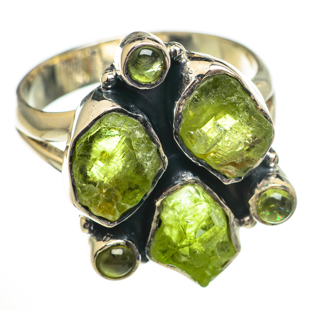 Peridot Rings handcrafted by Anasilvercos - RING70732