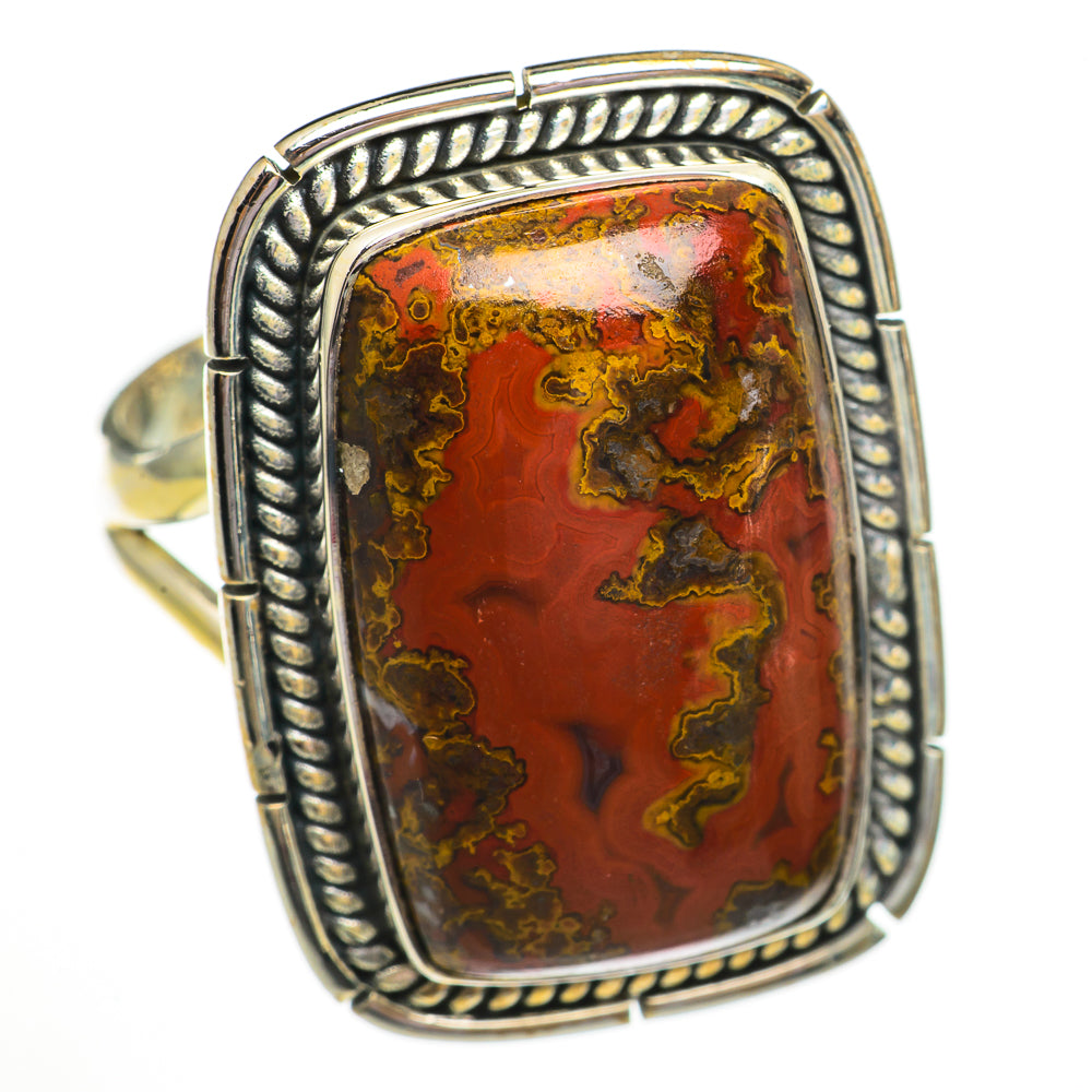Moroccan Agate Rings handcrafted by Anasilvercos - RING70733
