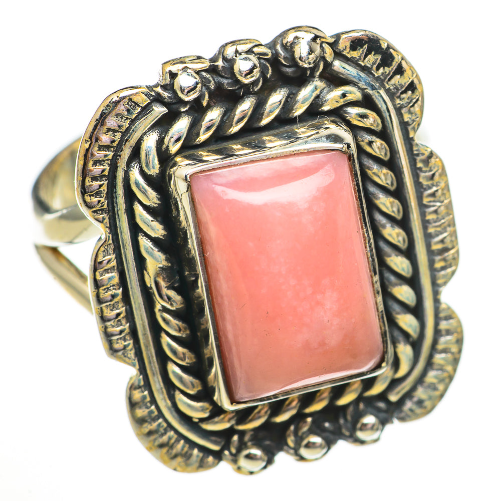 Pink Opal Rings handcrafted by Anasilvercos - RING70743