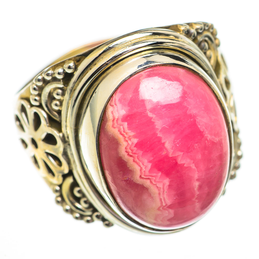 Rhodochrosite Rings handcrafted by Anasilvercos - RING70745