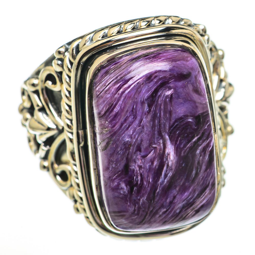 Charoite Rings handcrafted by Anasilvercos - RING70747