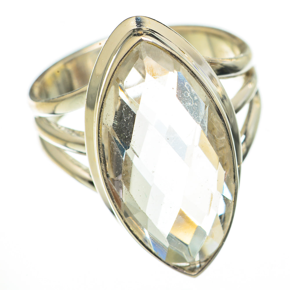 White Quartz Rings handcrafted by Anasilvercos - RING70751