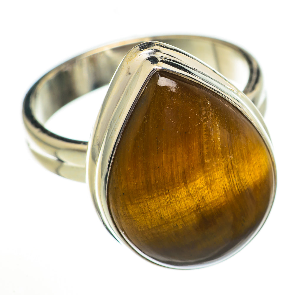 Tiger Eye Rings handcrafted by Anasilvercos - RING70772