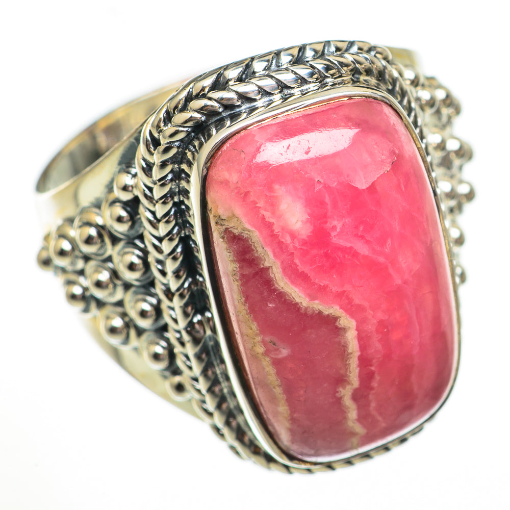 Rhodochrosite Rings handcrafted by Anasilvercos - RING70780
