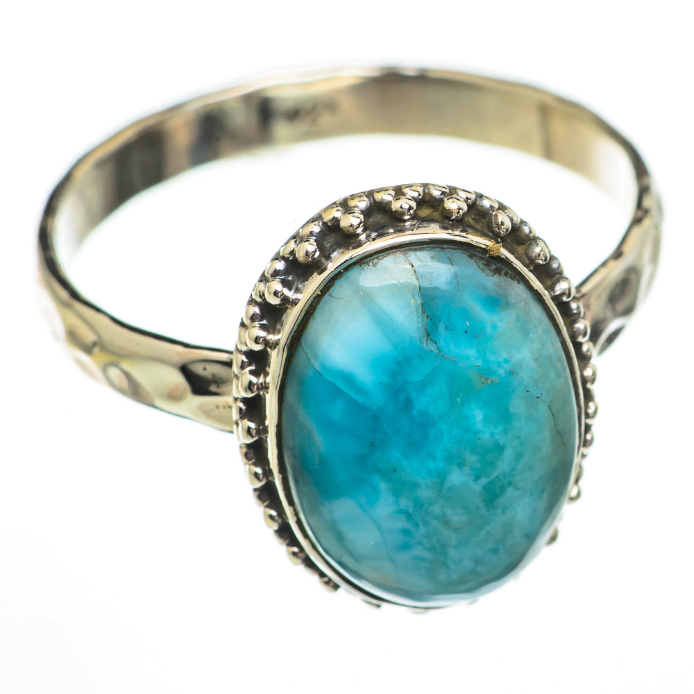 Larimar Rings handcrafted by Anasilvercos - RING70794