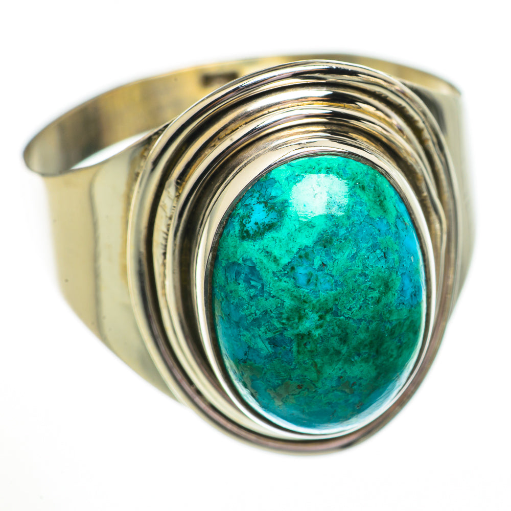 Chrysocolla Rings handcrafted by Anasilvercos - RING70802