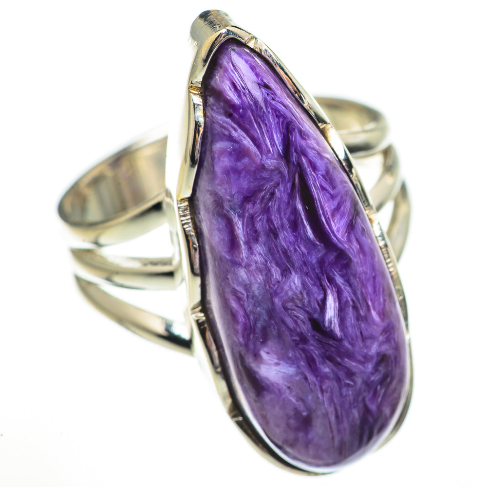 Charoite Rings handcrafted by Anasilvercos - RING70816