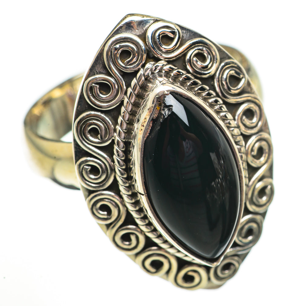 Black Onyx Rings handcrafted by Anasilvercos - RING70818