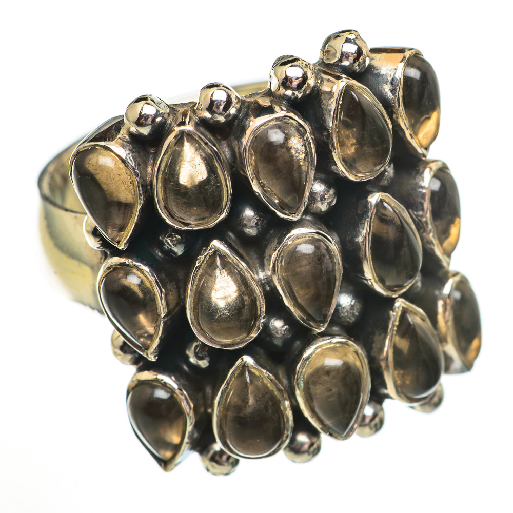Smoky Quartz Rings handcrafted by Anasilvercos - RING70821