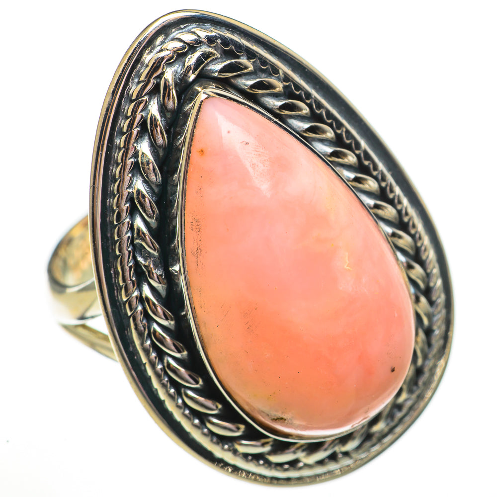 Pink Opal Rings handcrafted by Anasilvercos - RING70828