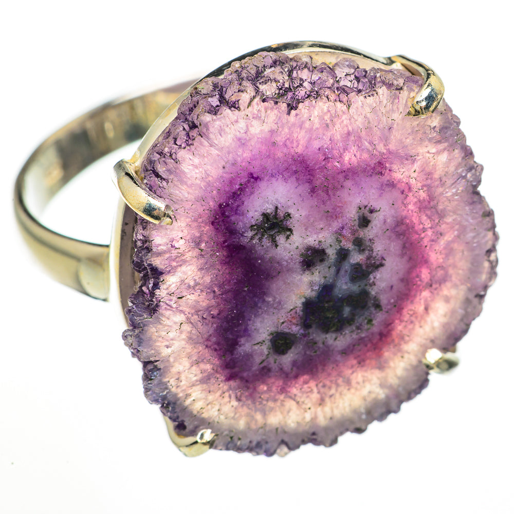 Amethyst Stalactite Rings handcrafted by Anasilvercos - RING70831