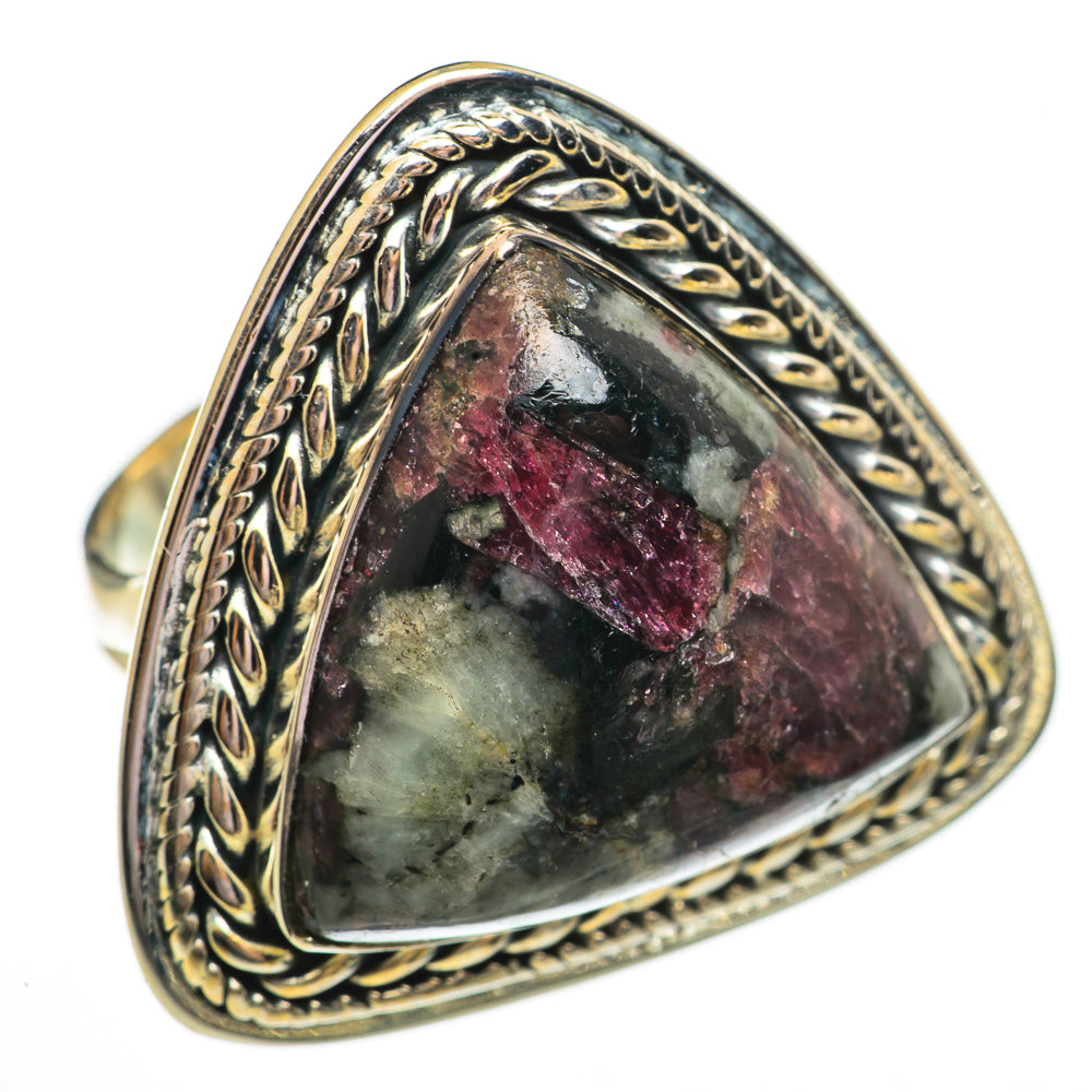Russian Eudialyte Rings handcrafted by Anasilvercos - RING70834