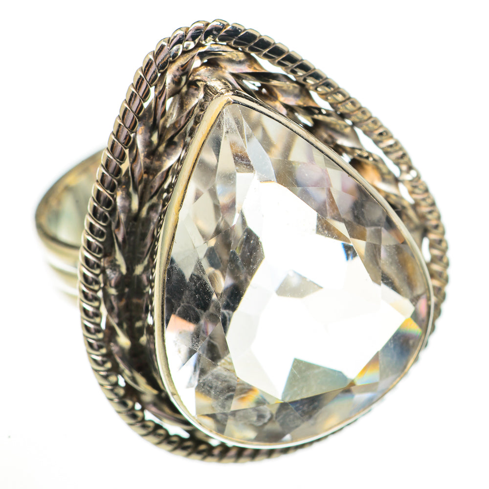 White Quartz Rings handcrafted by Anasilvercos - RING70840
