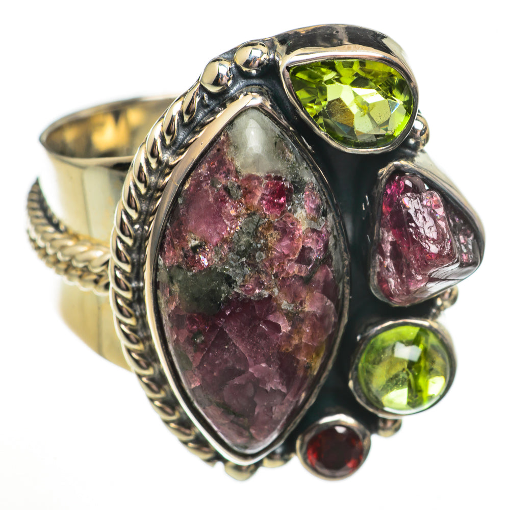 Russian Eudialyte Rings handcrafted by Anasilvercos - RING70846
