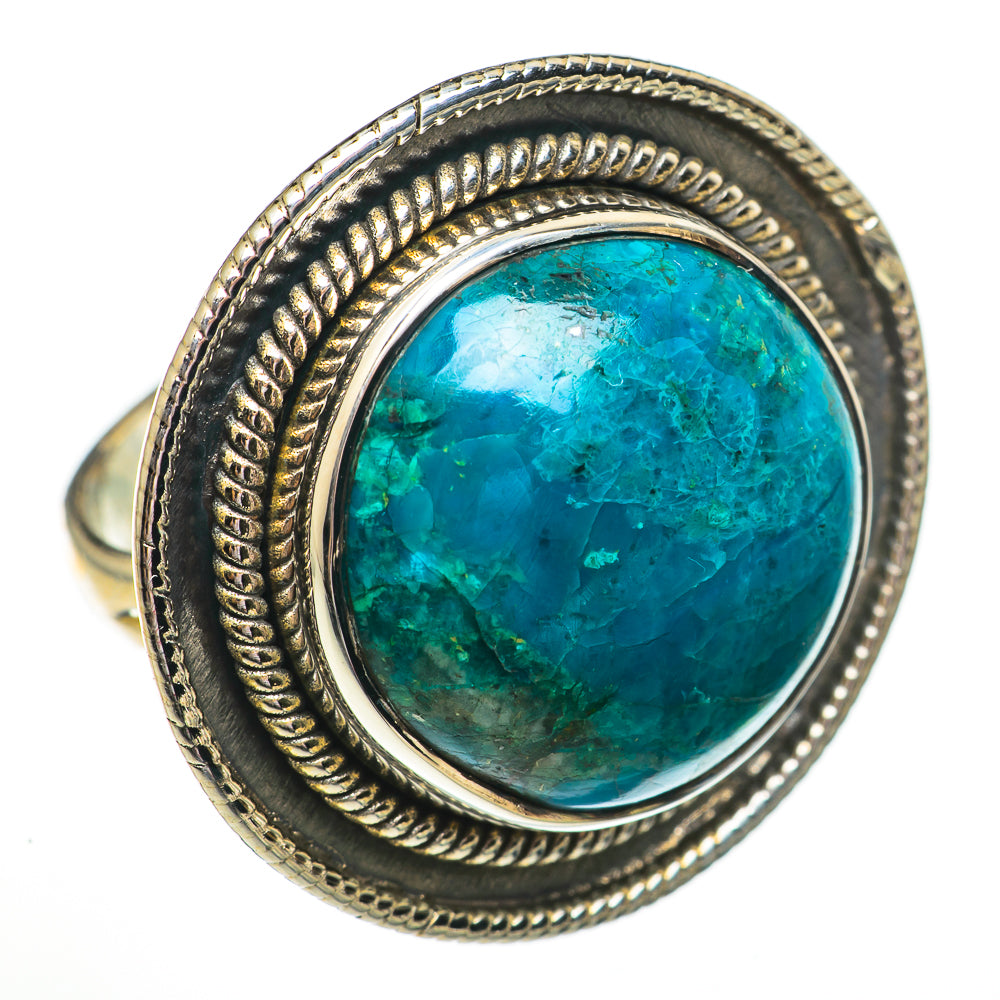 Chrysocolla Rings handcrafted by Anasilvercos - RING70859