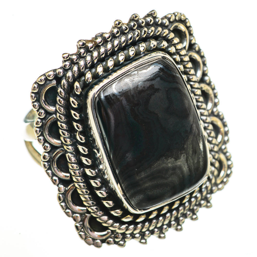 Psilomelane Rings handcrafted by Anasilvercos - RING70875 - Photo 2