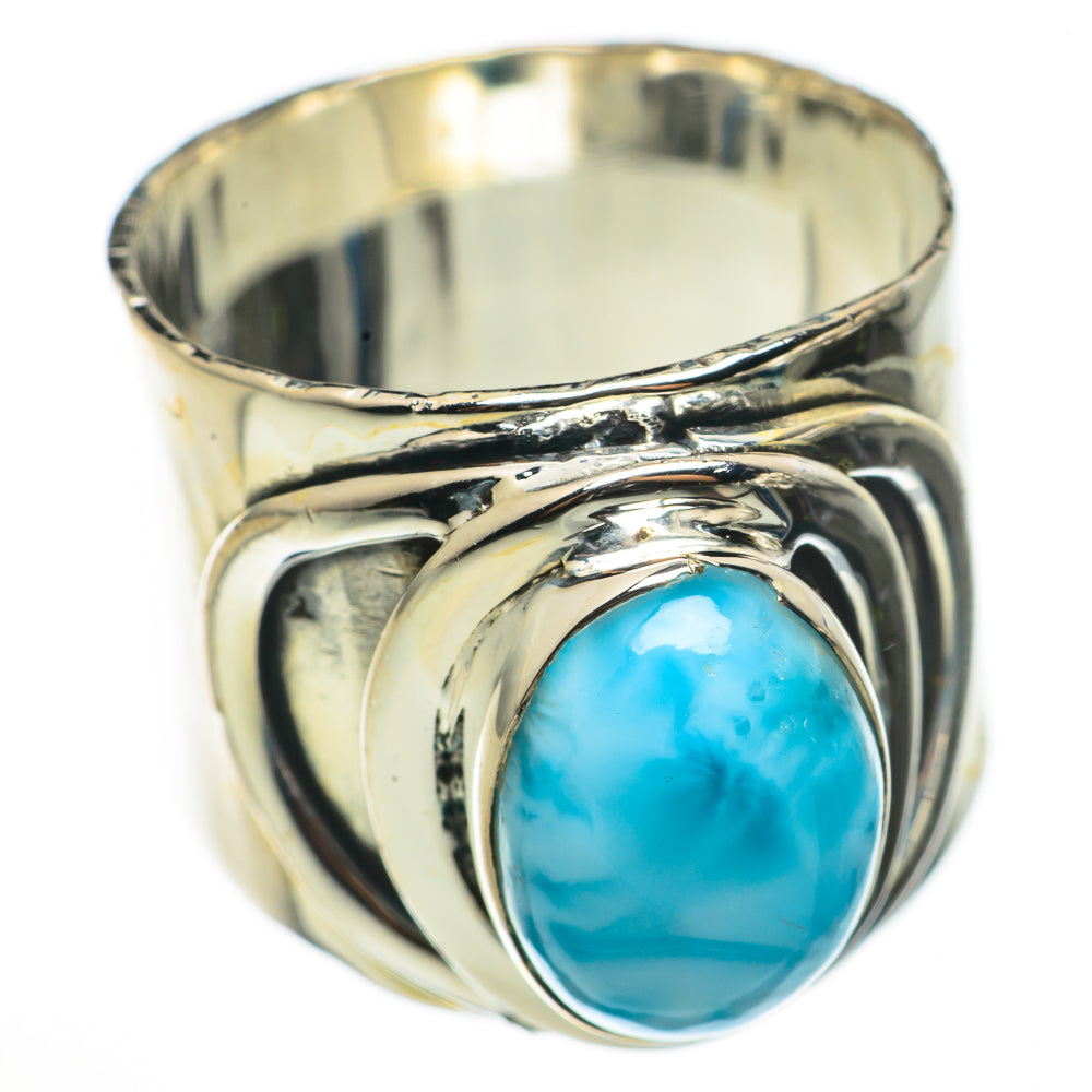 Larimar Rings handcrafted by Anasilvercos - RING70886
