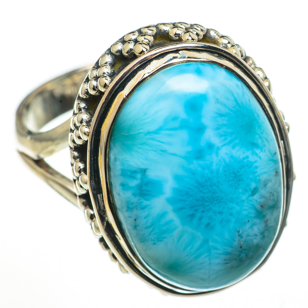 Larimar Rings handcrafted by Anasilvercos - RING70892
