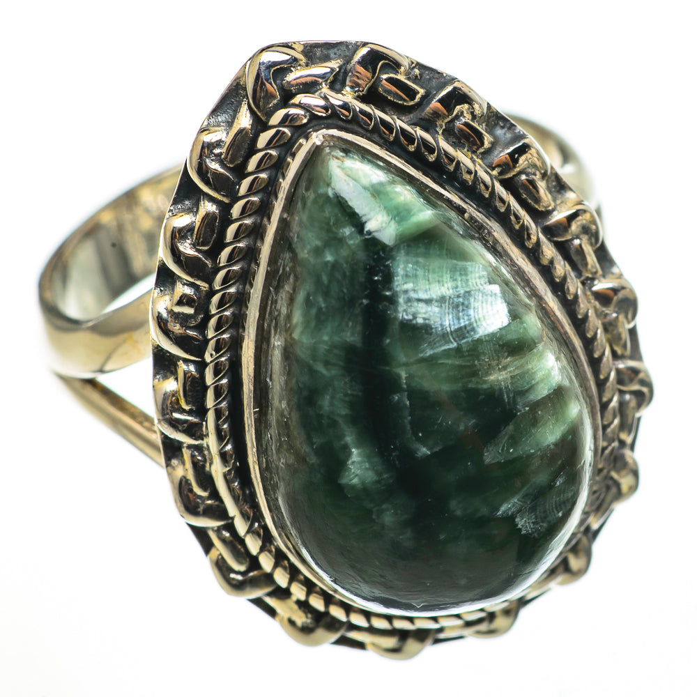 Seraphinite Rings handcrafted by Anasilvercos - RING70894