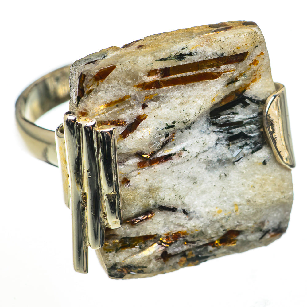 Astrophyllite Rings handcrafted by Anasilvercos - RING70899