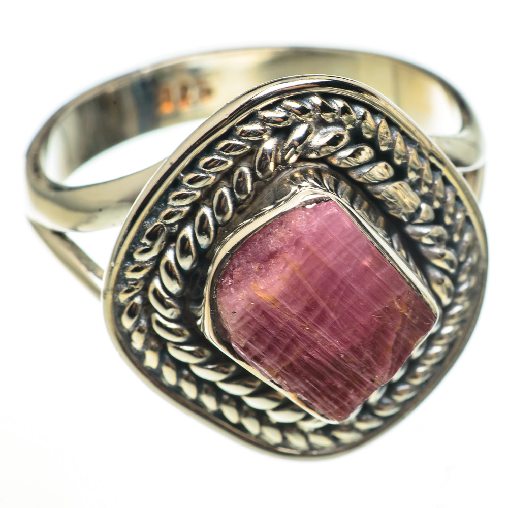Pink Tourmaline Rings handcrafted by Anasilvercos - RING70905
