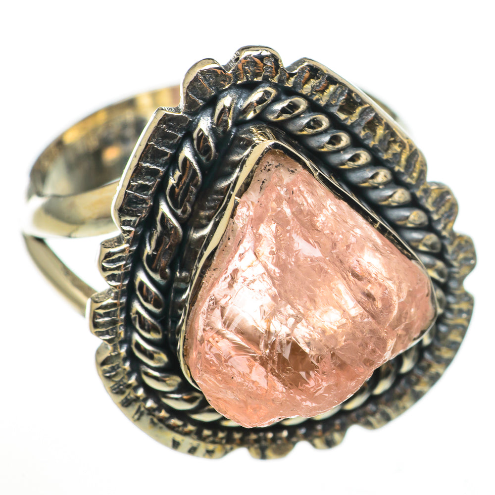 Rose Quartz Rings handcrafted by Anasilvercos - RING70906