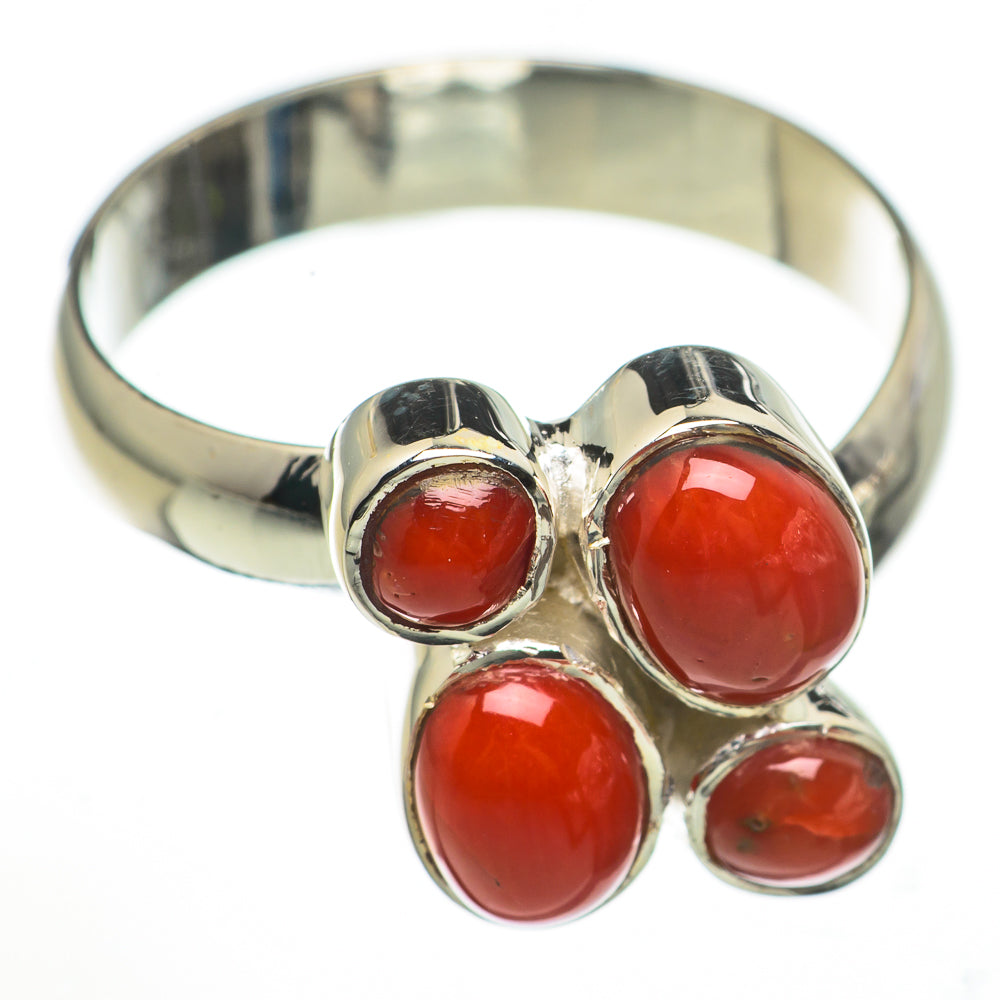 Red Onyx Rings handcrafted by Anasilvercos - RING70909