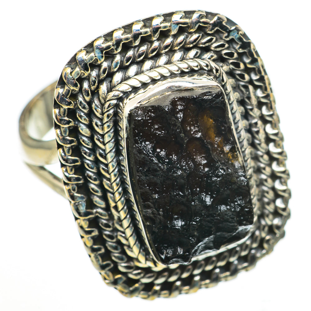Tektite Rings handcrafted by Anasilvercos - RING70916