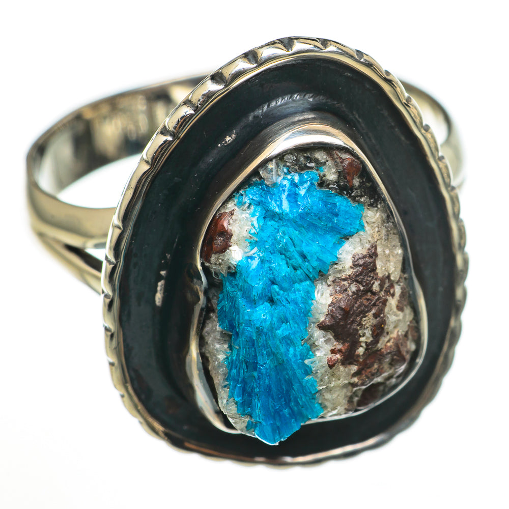 Cavansite Crystal Rings handcrafted by Anasilvercos - RING70923