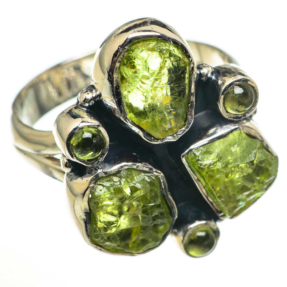 Peridot Rings handcrafted by Anasilvercos - RING70935
