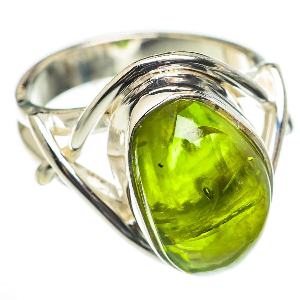 Peridot Rings handcrafted by Anasilvercos - RING70936