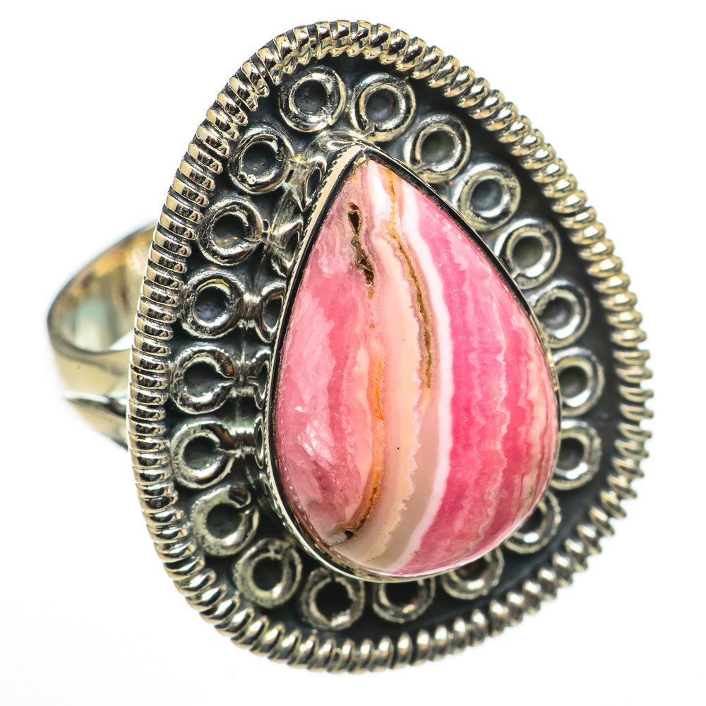 Rhodochrosite Rings handcrafted by Anasilvercos - RING70946