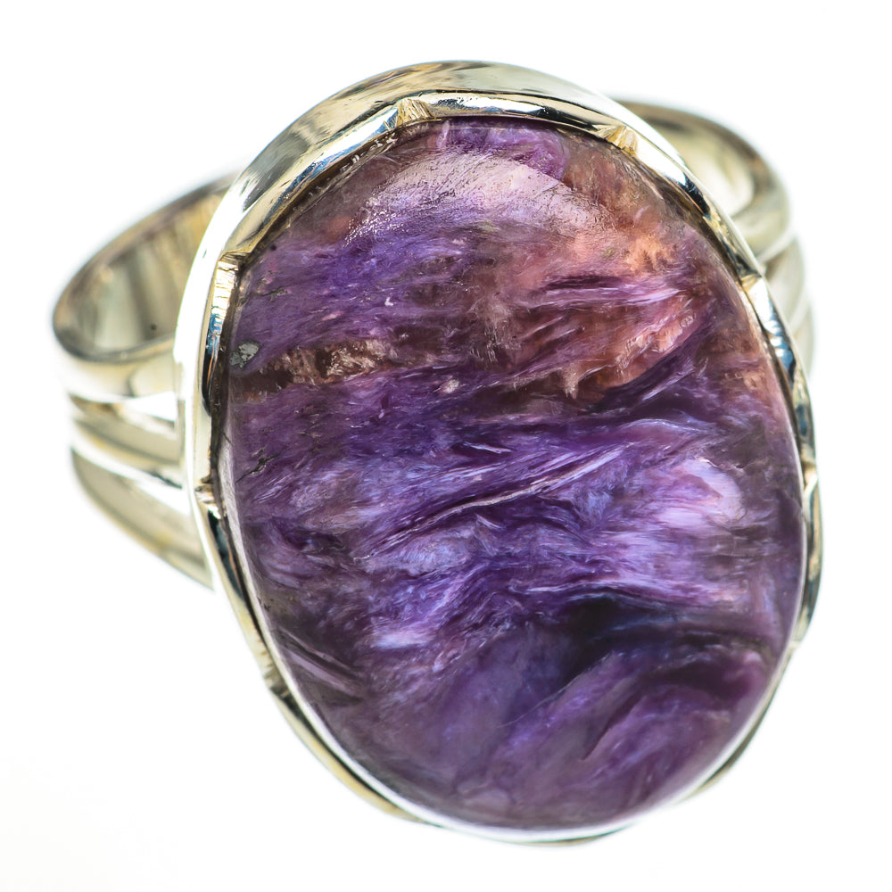 Charoite Rings handcrafted by Anasilvercos - RING70951