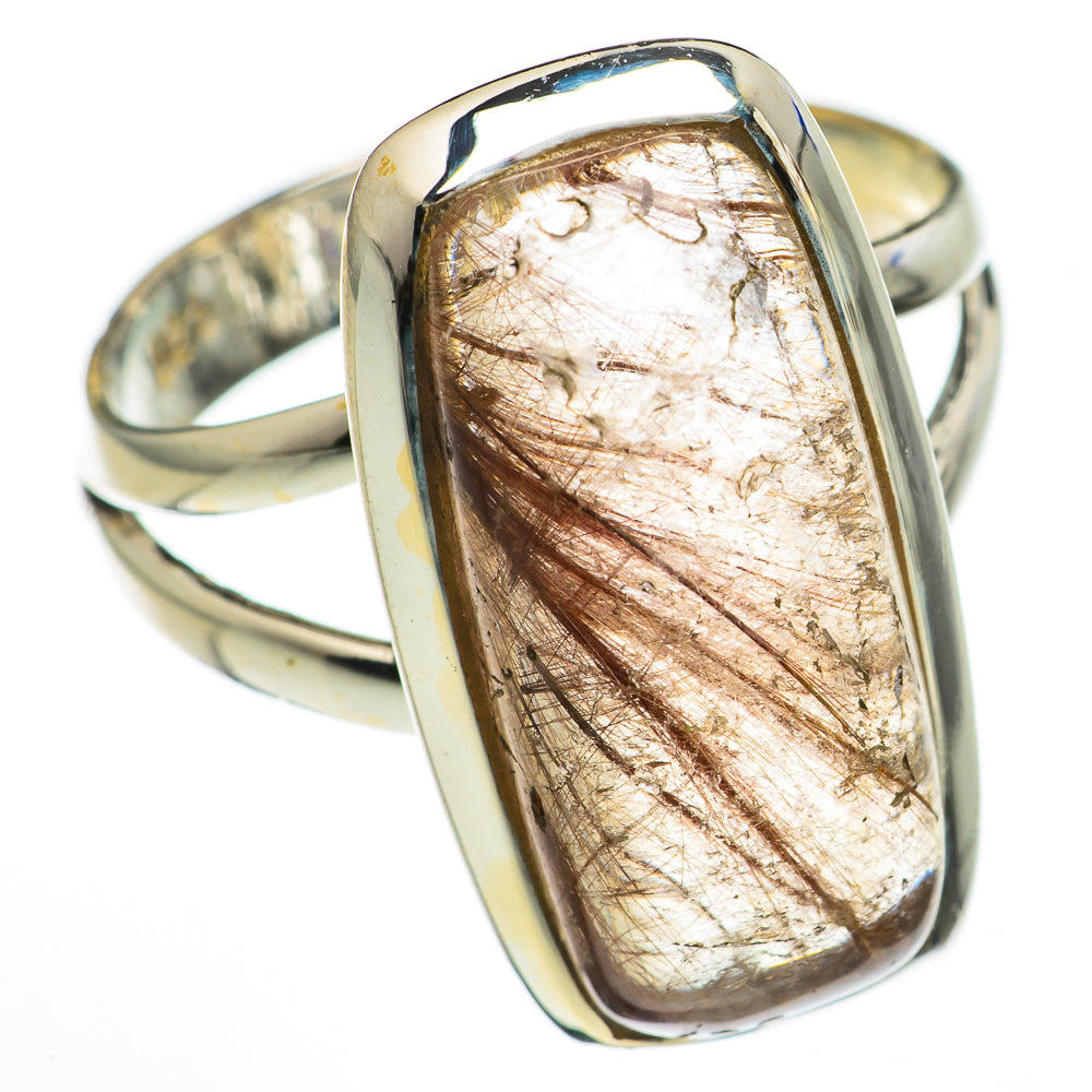 Rutilated Quartz Rings handcrafted by Anasilvercos - RING70955