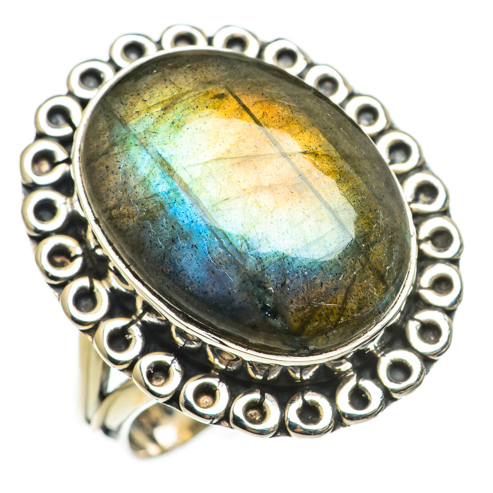 Labradorite Rings handcrafted by Anasilvercos - RING70963