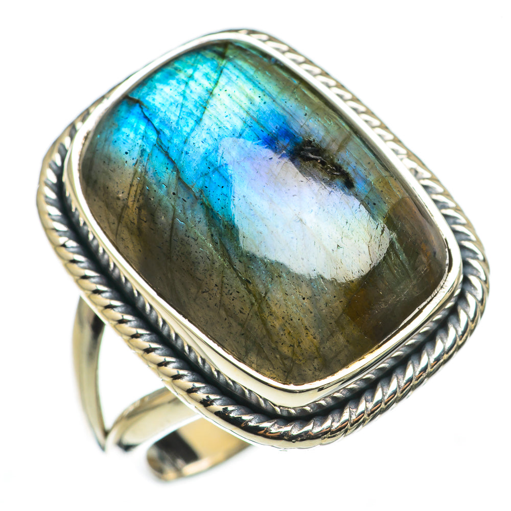 Labradorite Rings handcrafted by Anasilvercos - RING70969