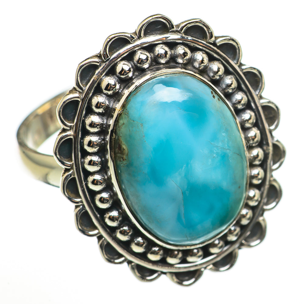 Larimar Rings handcrafted by Anasilvercos - RING70970