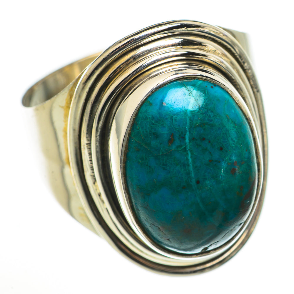 Chrysocolla Rings handcrafted by Anasilvercos - RING70974