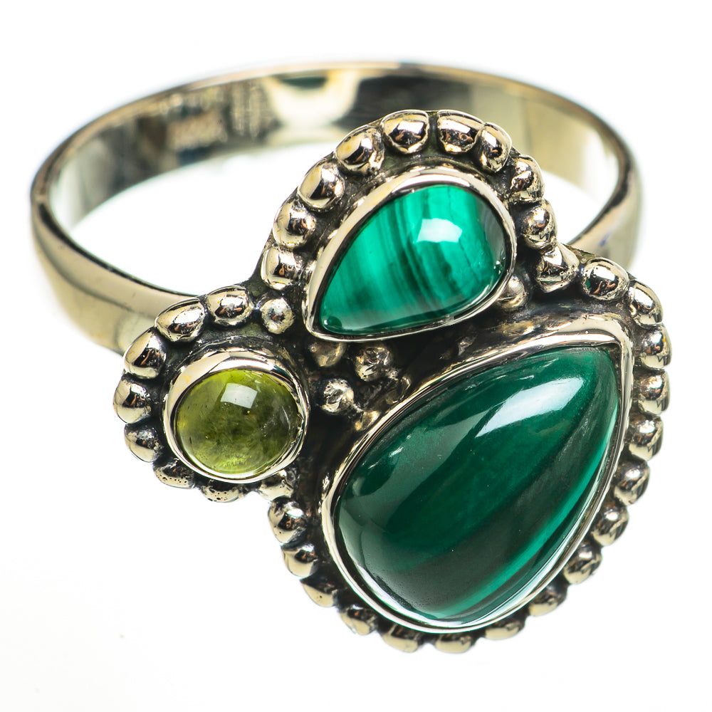 Malachite Rings handcrafted by Anasilvercos - RING70975