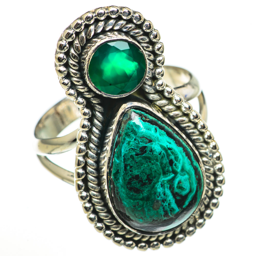 Chrysocolla Rings handcrafted by Anasilvercos - RING70976