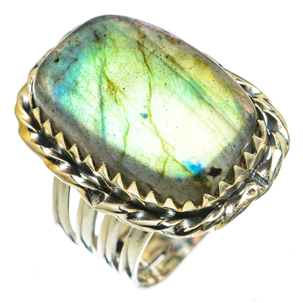 Labradorite Rings handcrafted by Anasilvercos - RING70977