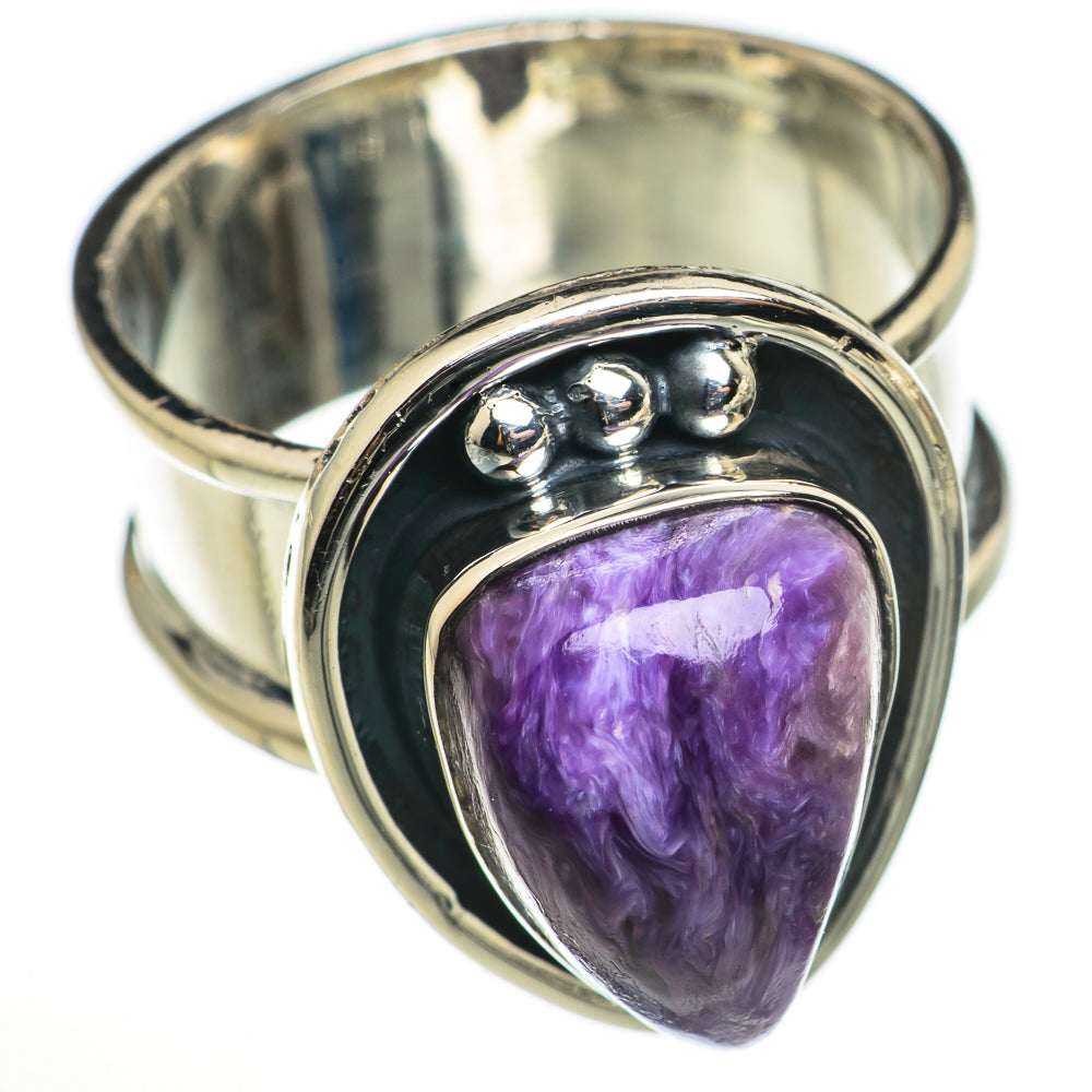 Charoite Rings handcrafted by Anasilvercos - RING70991